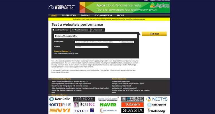 PrimeView - Web Page Test
